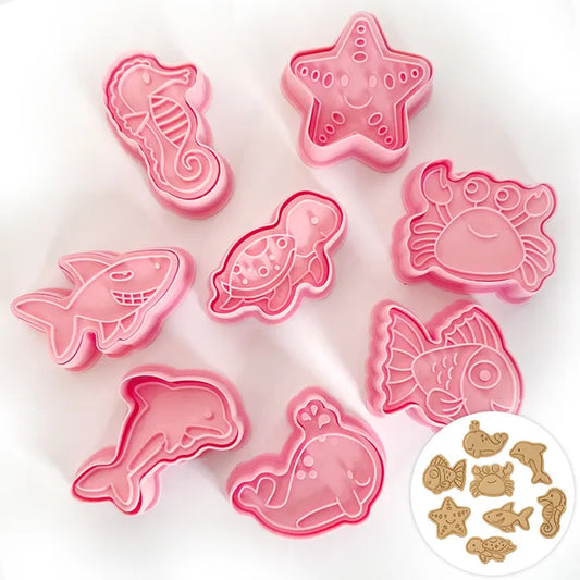 Cookie Cutter Sea Ocean 8 piece Set