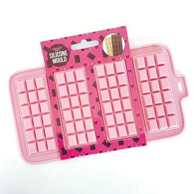 CHOCOLATE BLOCK SILICONE MOULD (4 CAV)