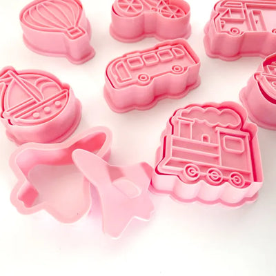Cookie Cutter Travel Vehicles 8 piece Set