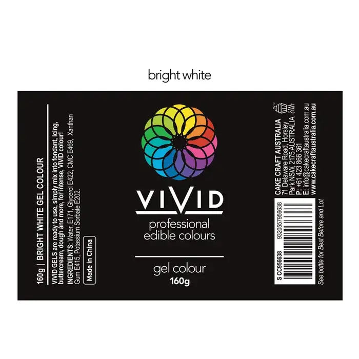 Food Colour Super Bright White Gel Colour 160g – view 2