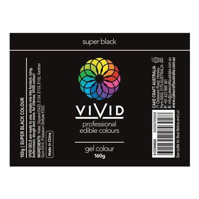 Food Colour Super Black Gel Colour 160g