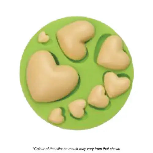 Mould Assorted Heart Silicone Mould