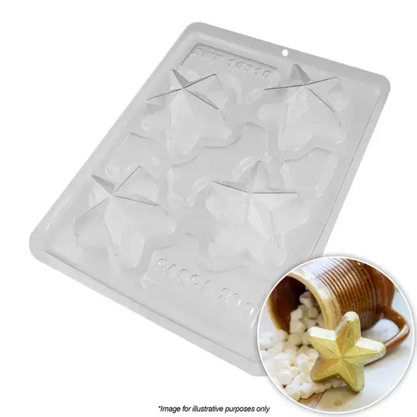 3D STAR CHOCOLATE MOULD 3 PIECE