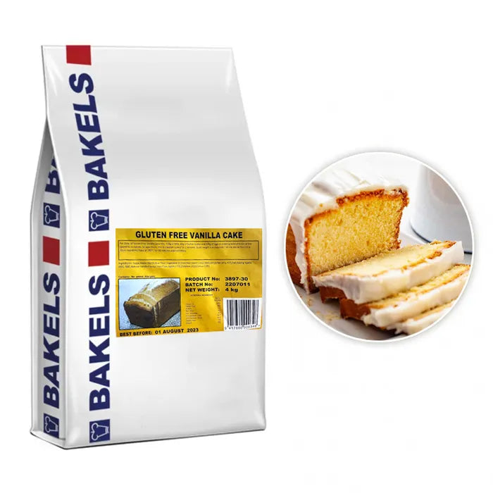 Cake Mix Gluten Free 4kg Vanilla Cake Mix