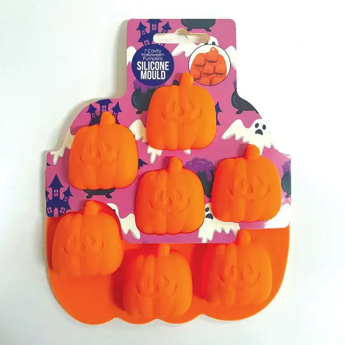Halloween Pumpkins 7 Cavity Mould – view 2