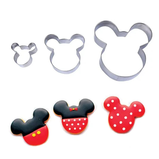 Cookie Cutter Mickey Mouse 3 piece Set