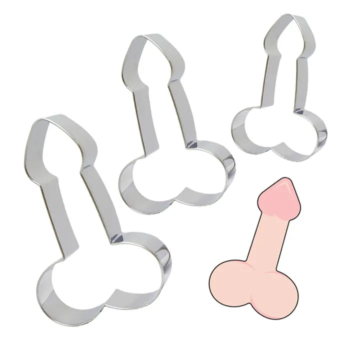 PENIS COOKIE CUTTER  3 PIECES