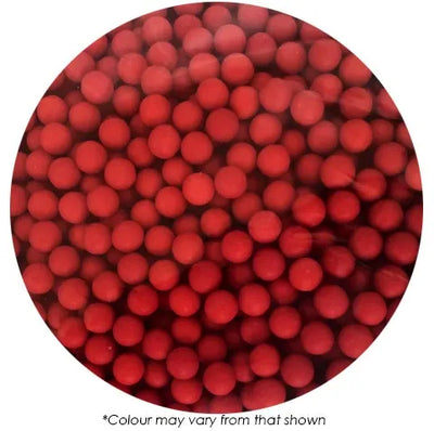 SUGAR BALLS SPRINK'D |  | RED | 8MM | 500G