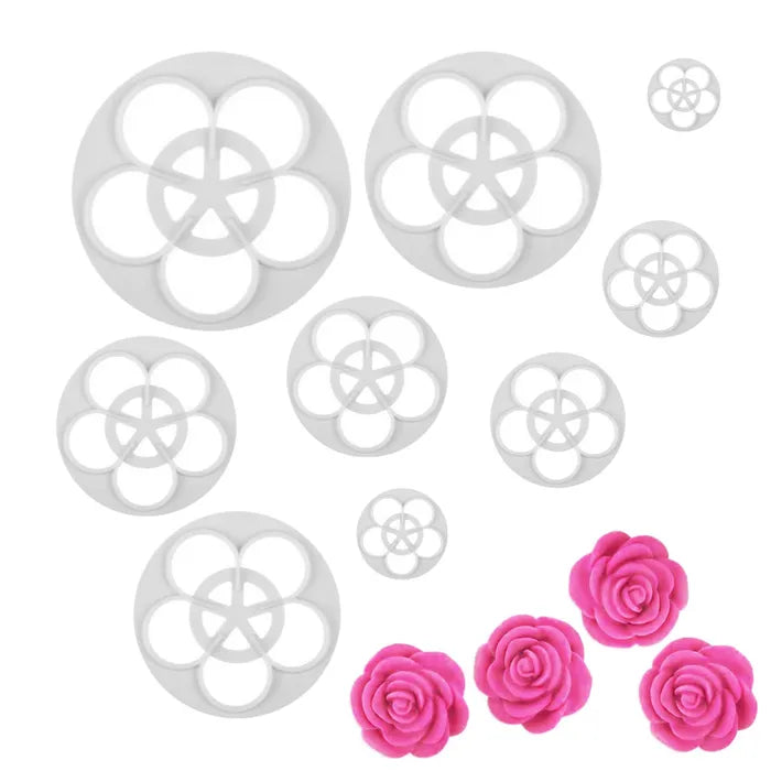 Flower Cutter Rose Cutter Set of 9