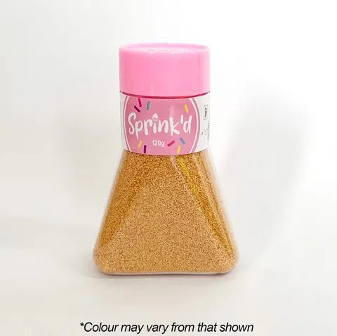 Sprink'd | Sanding Sugar | GOLD 120g