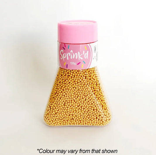 Sprinkles Sprink'd Gold 2mm balls 110g