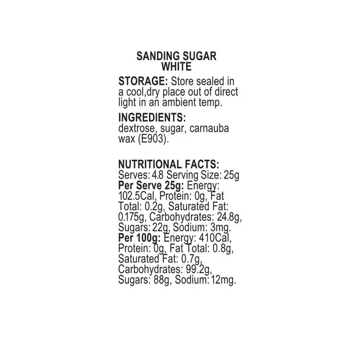 Sprink'D Sanding Sugar White 60G – view 2