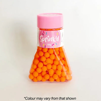 Sprinkles Sprink'd Orange 8mm Sugar Balls 100g