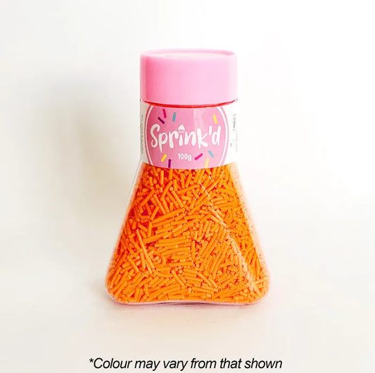 Sprinkles Sprink'd Jimmies Orange 100g