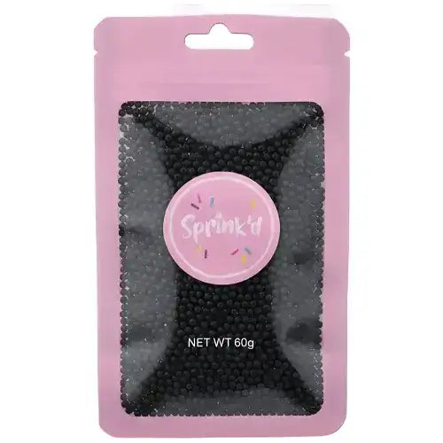 SPRINK'D | SUGAR BALLS | BLACK | 2MM | 60G