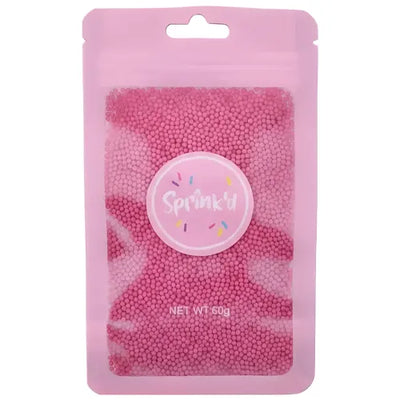 SPRINK'D | SUGAR BALLS | BRIGHT PINK | 2MM | 60G