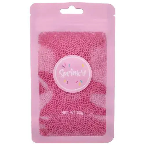 SPRINK'D | SUGAR BALLS | BRIGHT PINK | 2MM | 60G