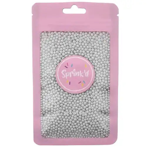 SPRINK'D | SUGAR BALLS | SILVER | 2MM | 60G