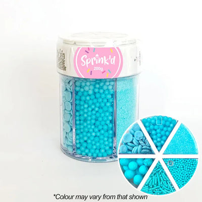 Sprinkles Sprink'd 6 Cavity Jar Pastel Blue 200G