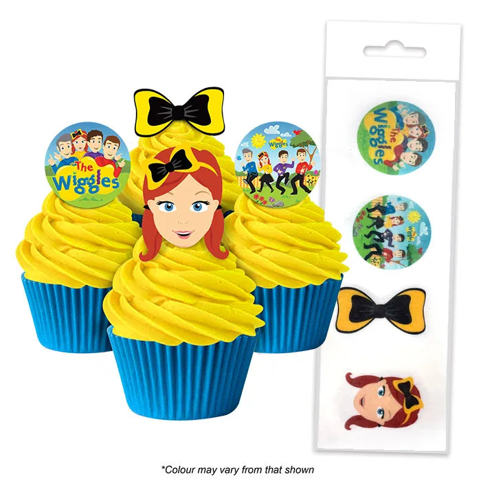 Edible Wafer Cupcake Toppers The Wiggles 16 piece pack