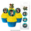 EDIBLE WAFER CUPCAKE TOPPERS - 16 PIECE PACK HP SALE