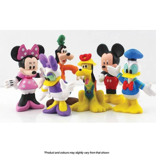 Cake Topper Mickey & Friends Plastic Figurine 6 Piece Set