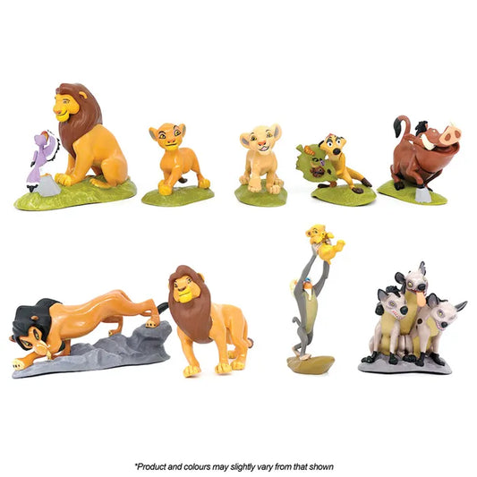 Cake Topper The Lion King Plastic Figurine 9pc Set