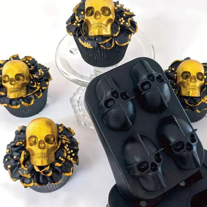 Mould Four Skulls Silicone Mould – view 2