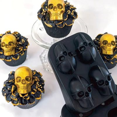 Mould Four Skulls Silicone Mould