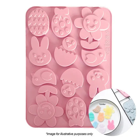 Silicone Mould Easter Flower Assorted