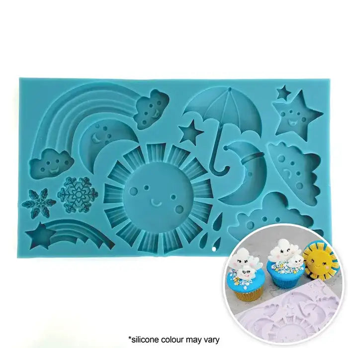 Mould Cartoon Rainbow Sky Silicone Mould