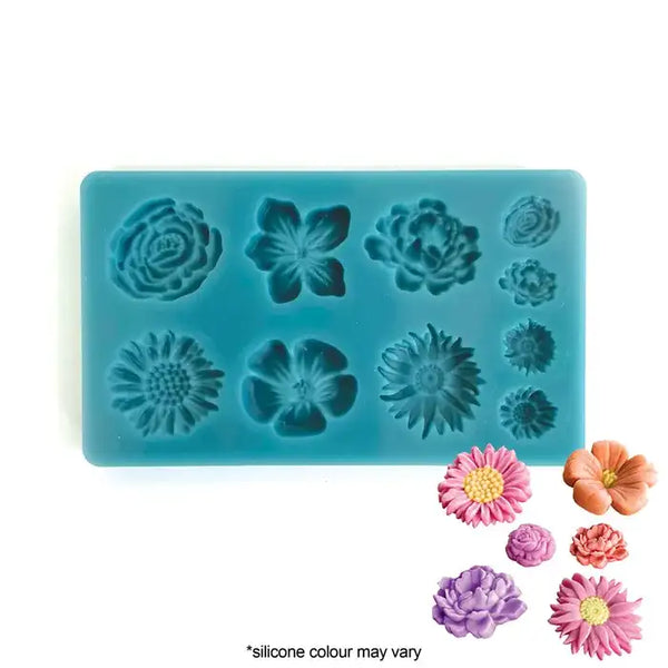 Mould Assorted Flowers Silicone Mould