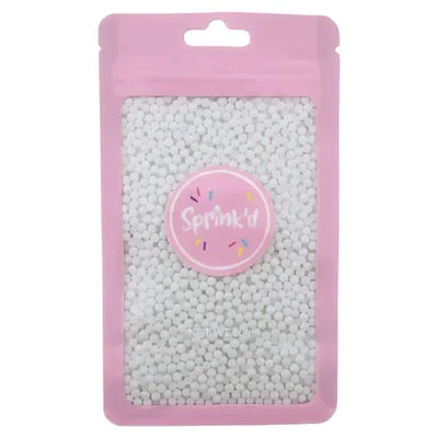 SPRINK'D | 2MM SUGAR BALLS PEARL | WHITE | 60G