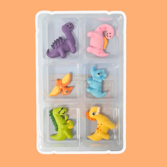 DINOSAURS | SUGAR DECORATIONS | 6 PIECE PACK