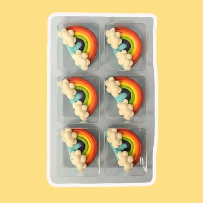 RAINBOWS | SUGAR DECORATIONS | 6 PIECE PACK