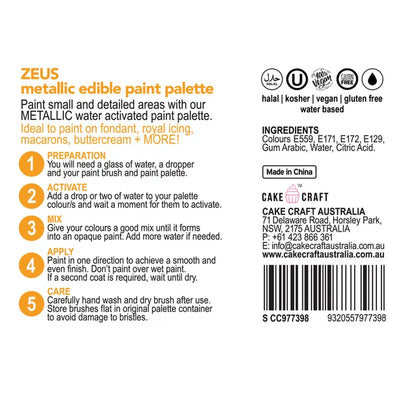 Paint Palette Metallic Paint Palette Zeus