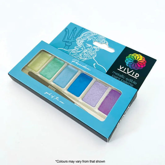 Paint Palette Metallic Paint Palette Poseidon