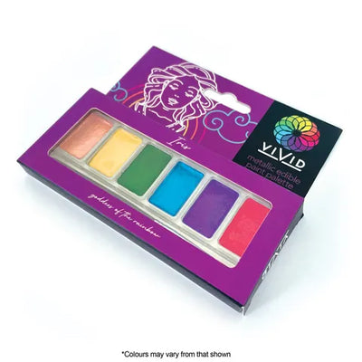 METALLIC EDIBLE PAINT PALETTE IRIS