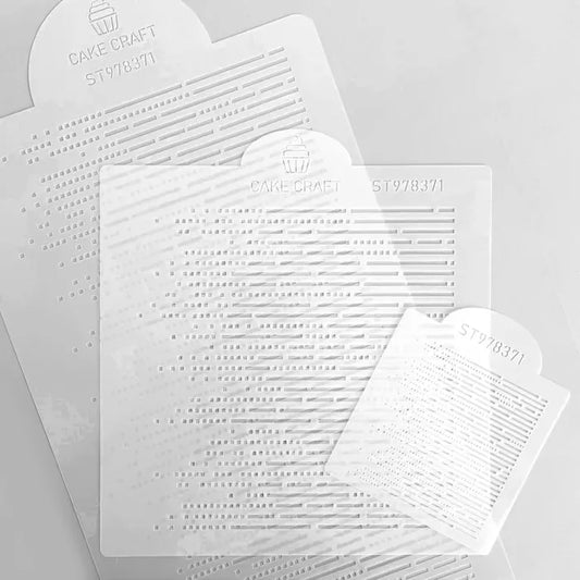 Cake Stencil Matrix 3 Piece