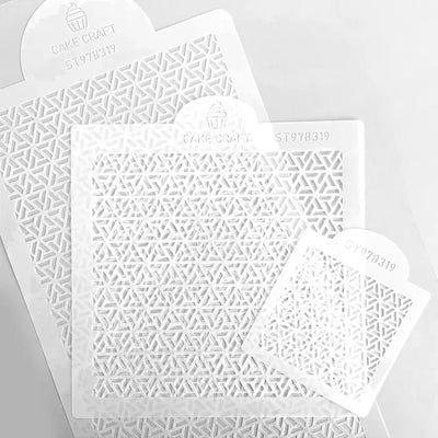Cake Stencil Royal 3 Piece