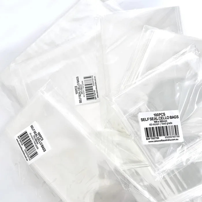 Cookie Bag Self Sealing 75mm x 300mm