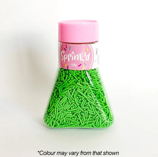 Sprinkles Sprink'd Green Jimmies 100g