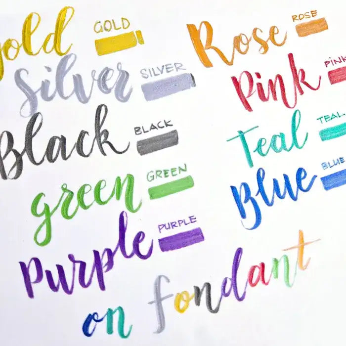 Edible Markers Matte White & Matte Black Markers – view 3