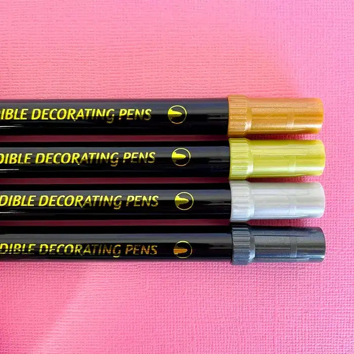 Edible Metallic Markers Basics 4Pk Vivid – view 2