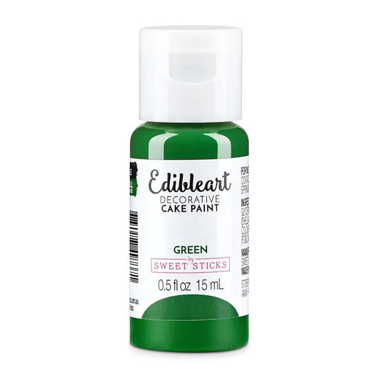 Sweet Sticks Green Edible Art Paint 15ml