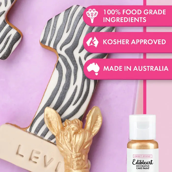 SWEET STICKS | CHAMPAGNE GOLD | METALLIC EDIBLEART PAINT | 15ML