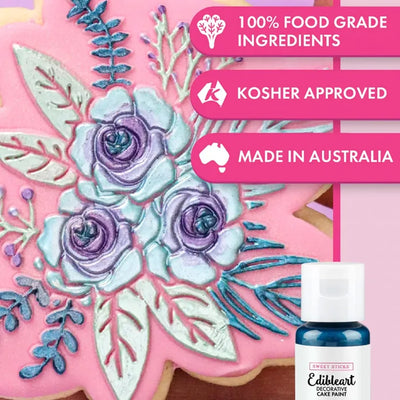 SWEET STICKS | DEEP SEA BLUE | METALLIC EDIBLEART PAINT | 15ML