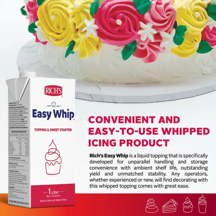RICH'S | EASY WHIP | VANILLA | 1L