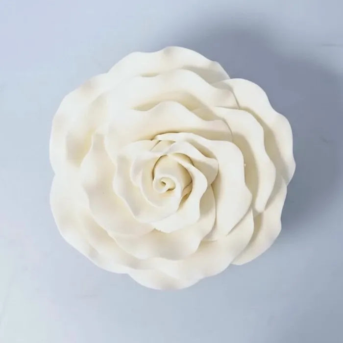 ROSE WHITE LARGE DAMASK | SUGAR FLOWERS CC