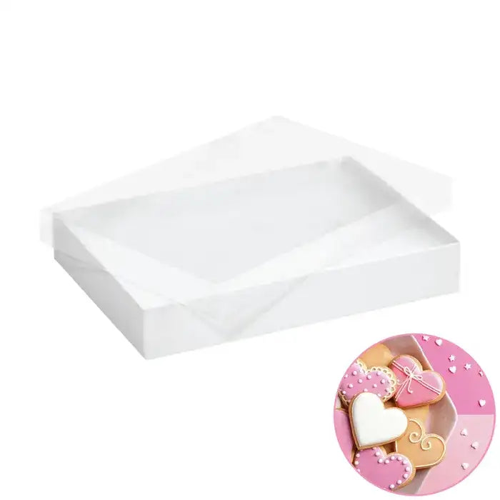 Clear Lid Cookie Box 22.5Cm X 11.5Cm X 4.5Cm